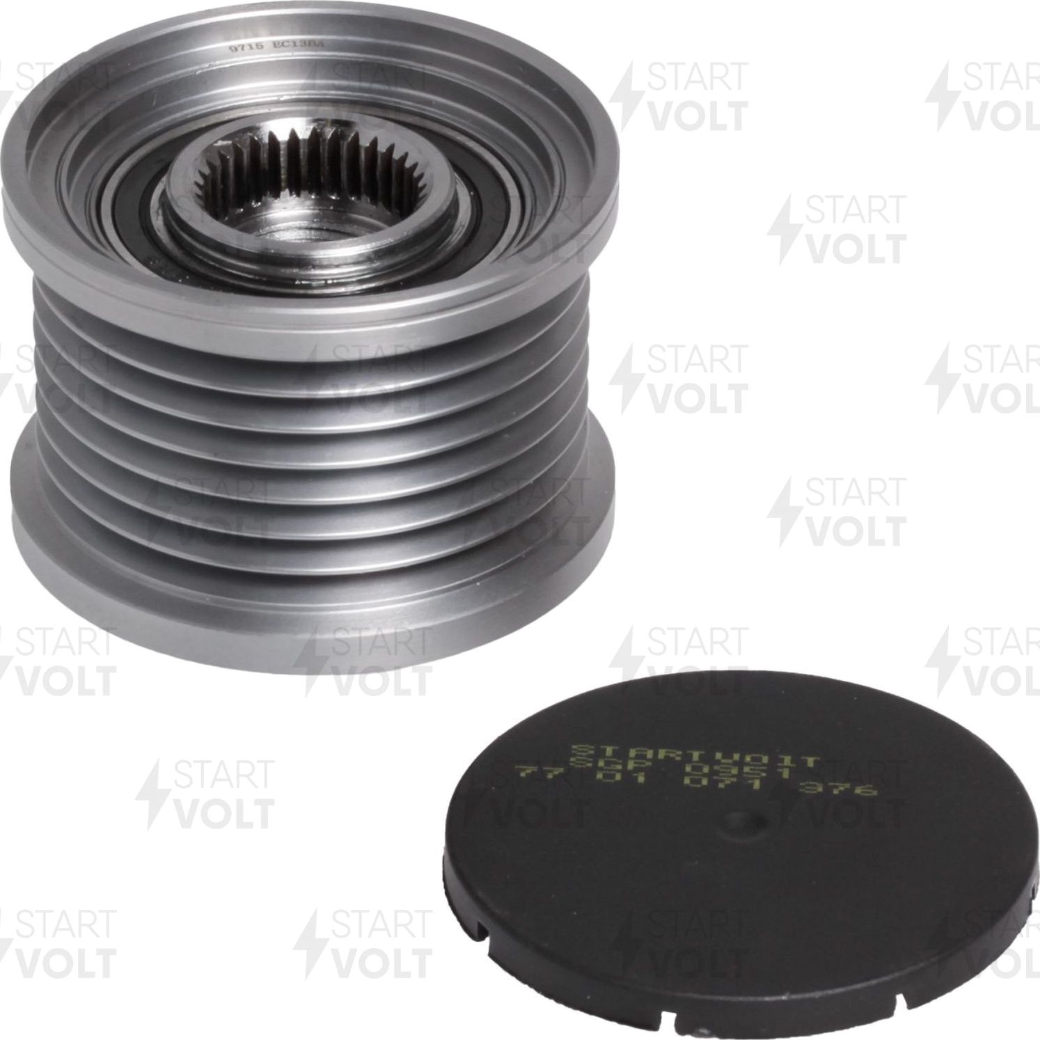 Муфта генератора обгонная StartVOLT для Renault Grand Scenic III 2012-2015. Артикул SGP 0951