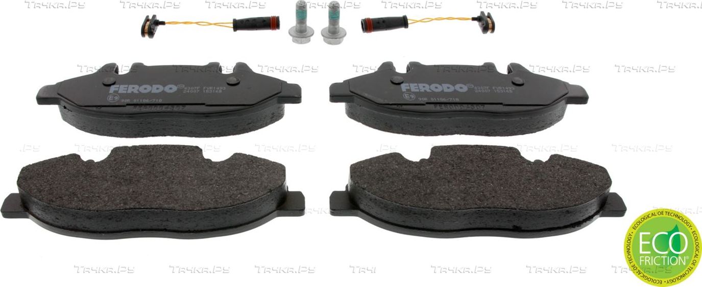 Тормозные колодки Ferodo Premier Eco Friction. Артикул FVR1493