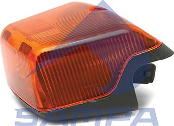Поворотник (фонарь указателя поворота) Sampa левый для Mercedes-Benz Atego 2 2004-2013. Артикул 201.097