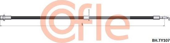 Тормозной шланг Cofle. Артикул 92.BH.TY107