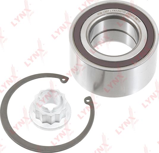 Ступичный подшипник (комплект) LYNXauto передний/задний для Porsche Cayenne I (955) 2002-2010. Артикул WB-1207