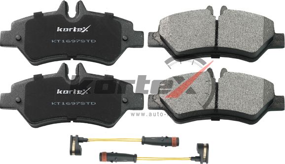 Колодки тормозные MB SPRINTER 06- зад. (Kortex). Артикул KT1697STD