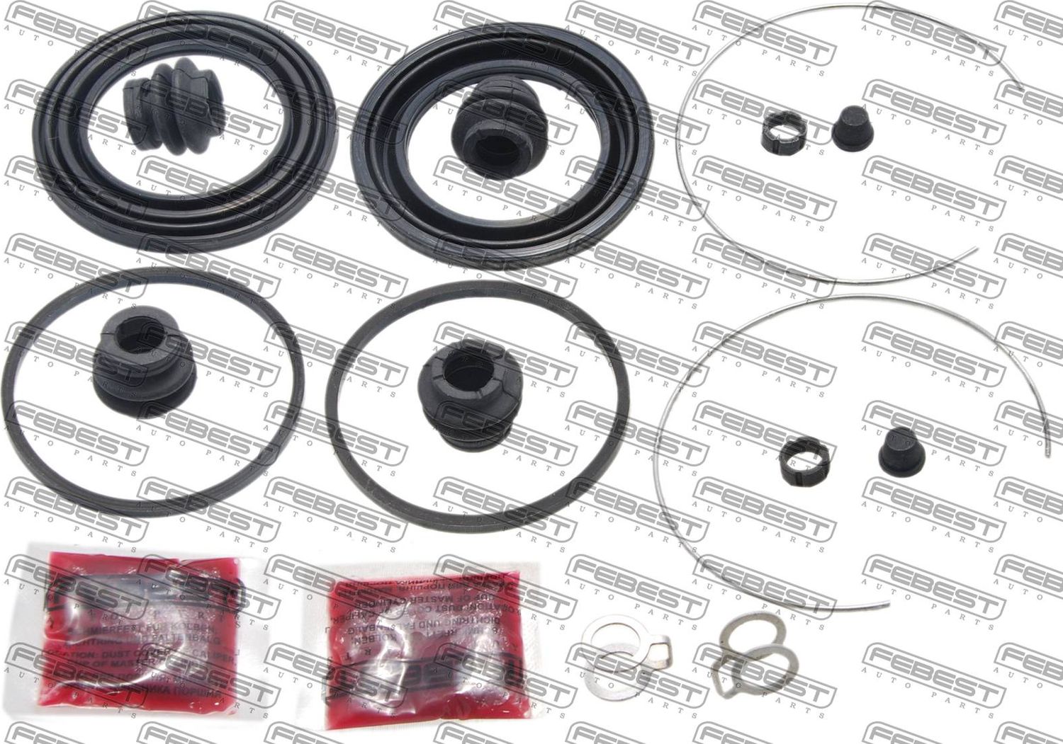 Ремкомплект тормозного суппорта Febest. Артикул 0175-ACV40F