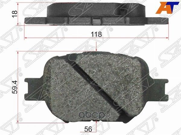 Колодки тормозные FR TOYOTA PREMIOALLIONCALDINA (SAT). Артикул ST0446520540