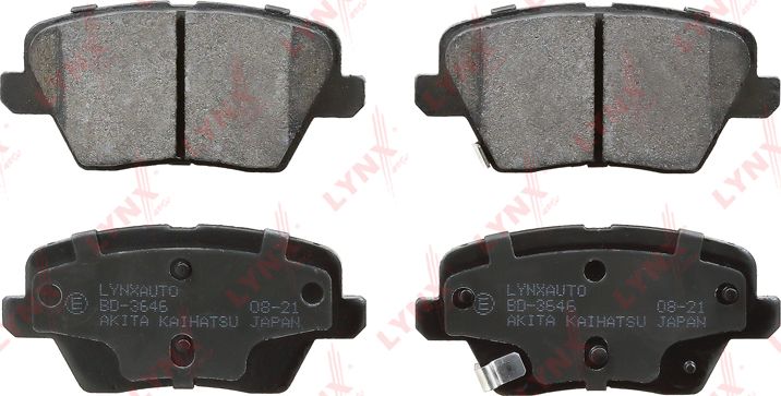 Тормозные колодки LYNXauto. Артикул BD-3646