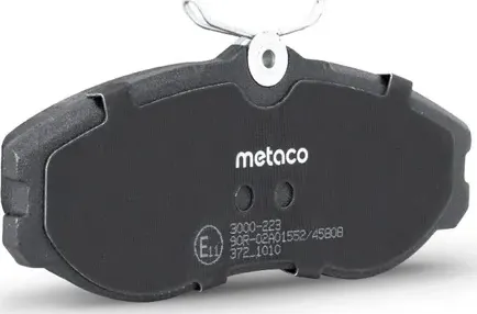 Колодки тормозные передние к-кт (Metaco). Артикул 3000223