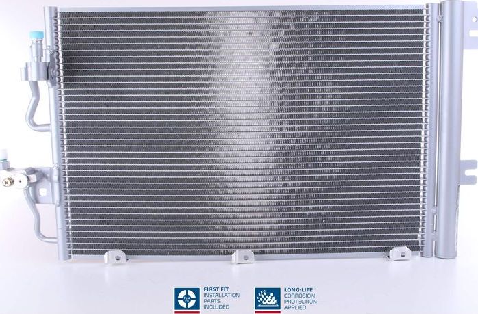 Радиатор кондиционера (конденсатор) Nissens (алюминий). Артикул 94767