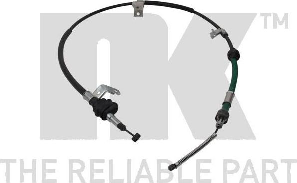 Трос ручника (тросик ручного тормоза) NK. Артикул 902645