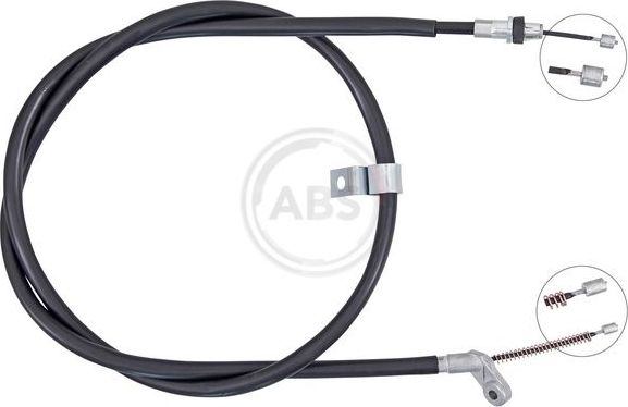 Трос ручника (тросик ручного тормоза) ABS. Артикул K16044
