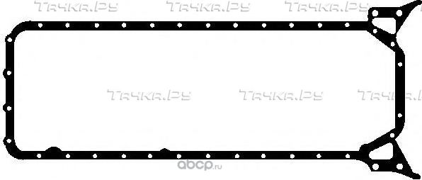 Прокладка маслянного поддона двигателя Glaser для Daewoo Musso 1999-2002. Артикул X54081-01