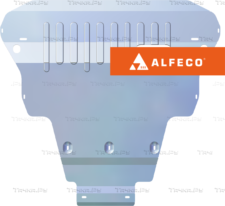 Защита алюминиевая Alfeco для картера и КПП Audi TT MK3 8S 2014-2026. Артикул ALF.30.40al