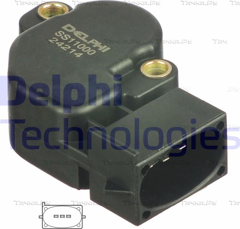 Датчик положения дроссельной заслонки Delphi. Артикул SS11000-12B1
