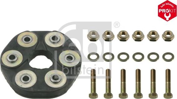Крестовина карданного вала Febi Bilstein ProKit передняя/задняя для Mercedes-Benz W123 1976-1985. Артикул 07540