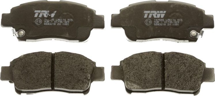 Тормозные колодки TRW COTEC. Артикул GDB3218