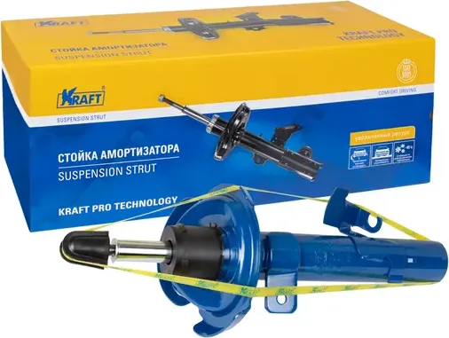 Амортизатор FORD FOCUS II 04- газ. пер. лев. (Kraft). Артикул KT073557