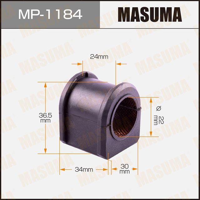 Втулки стабилизатора Masuma передние для Mazda 5 I (CR) 2005-2010. Артикул MP-1184