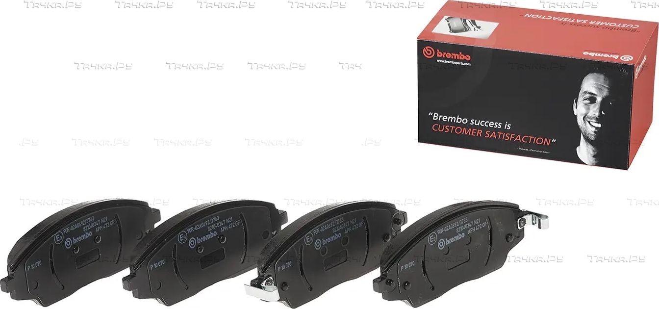Тормозные колодки Brembo PRIME LINE передние для Chevrolet Cobalt II 2013-2026. Артикул P 10 070