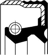 Сальник Corteco (NBR (бутадиен-нитрильный каучук)). Артикул 12015885B