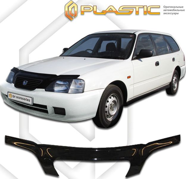 Дефлектор СА Пластик для капота (Classic черный) Honda Partner EL1 1996-2006. Артикул 2010060100228