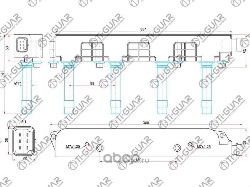 Катушка зажигания (TI-Guar). Артикул TG19005212