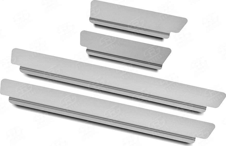 Накладки RusStal на пороги (лист нерж. шлифованный) для Kia K5 2020-2026. Артикул KIAK520-02