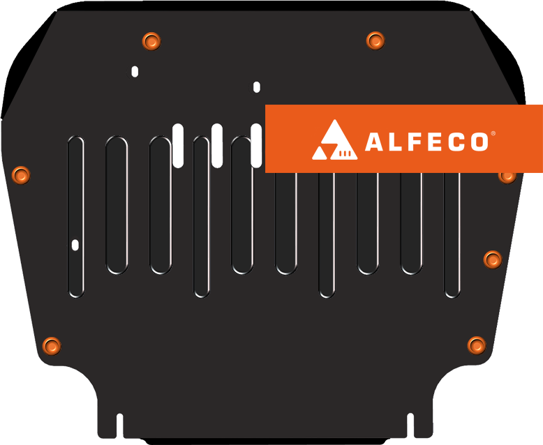 Защита Alfeco для картера и КПП Volvo V70 II 2000-2007. Артикул ALF.27.05