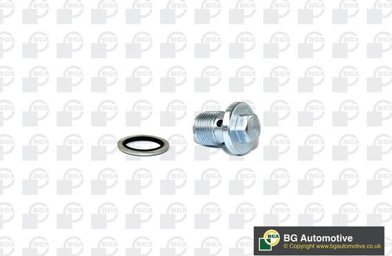 Сливная пробка масляного поддона двигателя BGA. Артикул PK9504