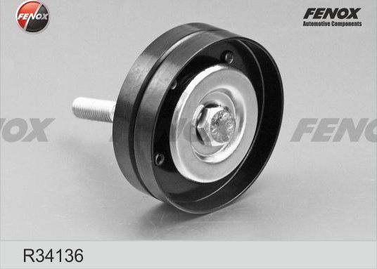 Направляющий (ведущий) ролик приводного поликлинового ремня Fenox. Артикул R34136