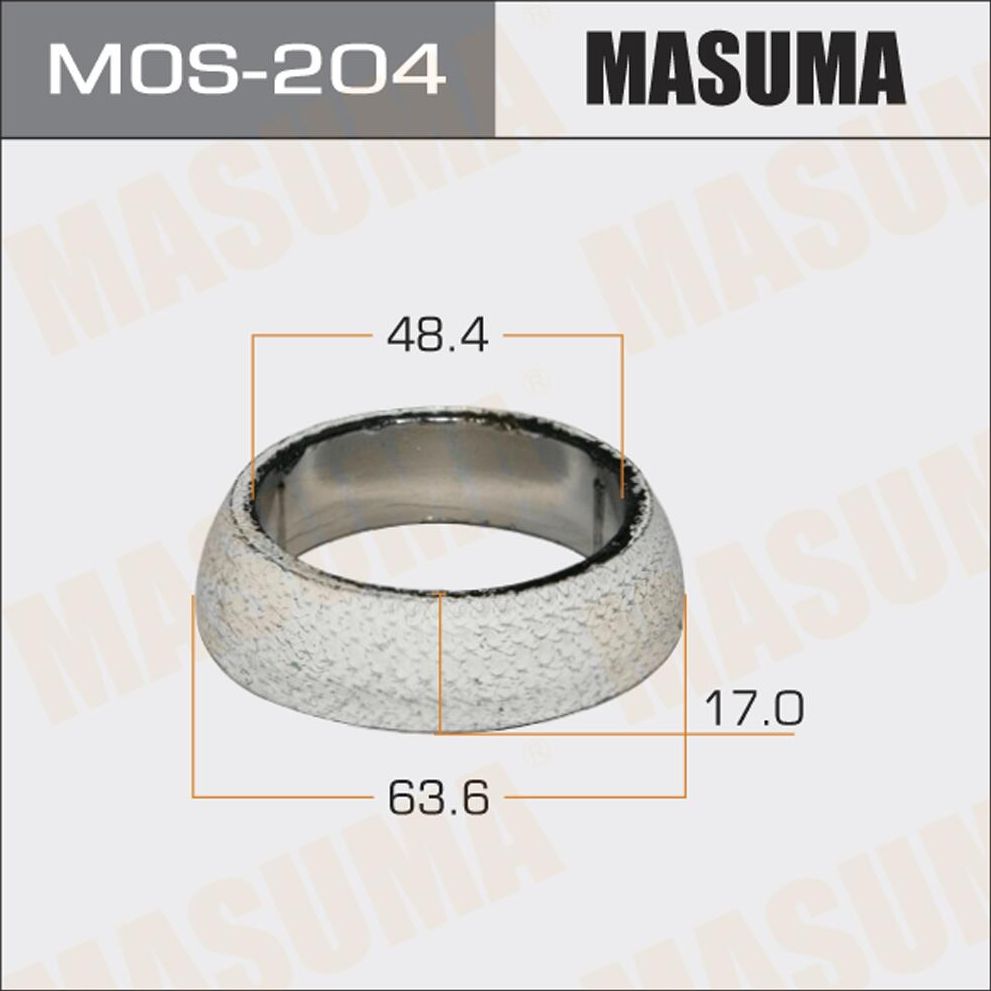 Прокладка глушителя Masuma. Артикул MOS-204