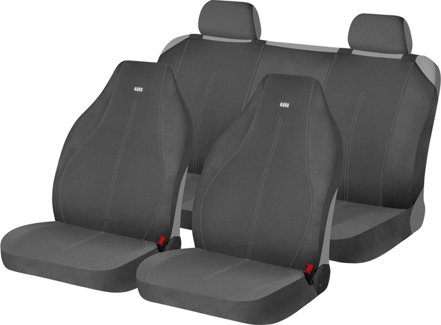 Накидки универсальные Hadar Rosen Shuttle на сидения авто для ВАЗ Приора, 8-го, 10-го и 7-го семейств, цвет Темно-серый. Артикул 22126