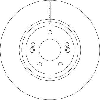 Тормозной диск TRW. Артикул DF6545S