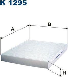 Салонный фильтр Filtron. Артикул K 1295