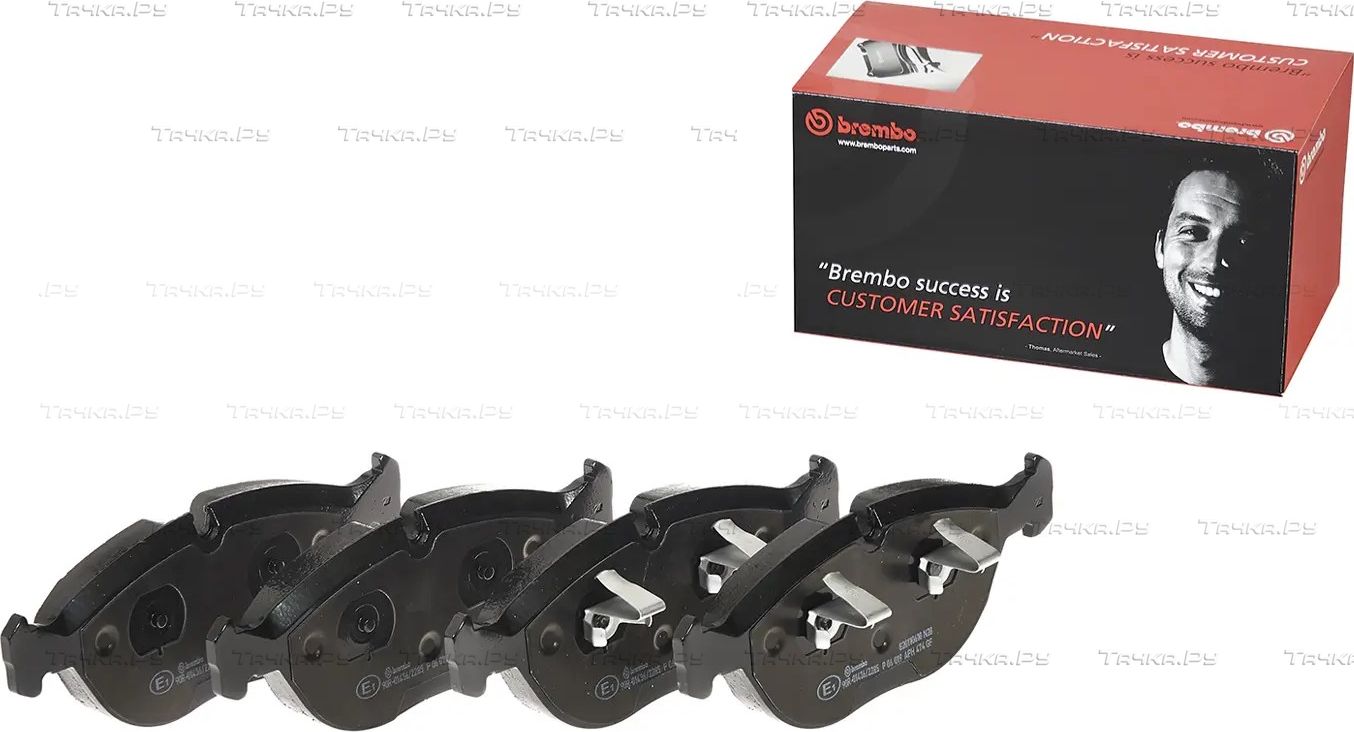 Тормозные колодки Brembo PRIME LINE передние для Bentley Azure I 1999-2006. Артикул P 06 019