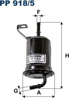 Топливный фильтр Filtron. Артикул PP 918/5