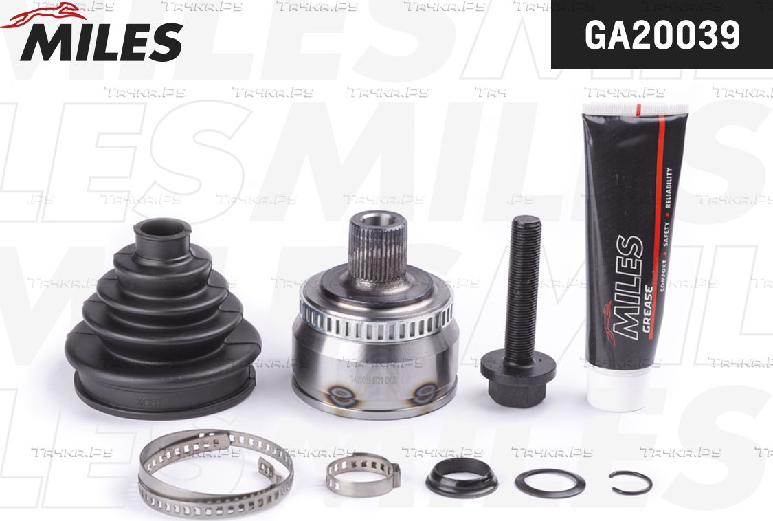 Шрус наружный (граната) Miles передний для Volkswagen Passat B5 1996-2005. Артикул GA20039