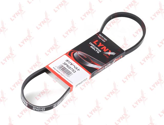 Приводной ремень поликлиновой LYNXauto для Rover 400 II (HH-R) 1995-2000. Артикул 3PK0753