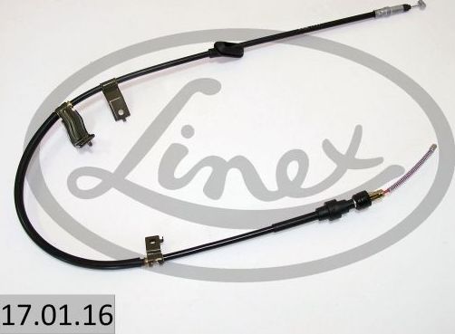 Трос ручника (тросик ручного тормоза) Linex передний правый для Honda Civic V 1991-1994. Артикул 17.01.16
