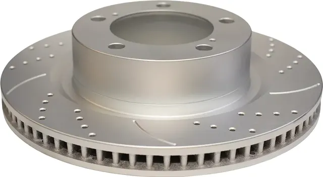 Диск тормозной передний правый (перфорация с насечками + GEOMET) (Cworks). Артикул C21RR0501R