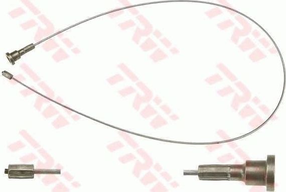 Трос ручника (тросик ручного тормоза) TRW задний правый для Opel Tigra B 2004-2010. Артикул GCH2623