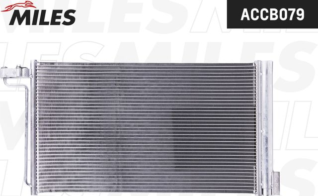 Радиатор кондиционера (конденсатор) Miles для Ford Focus III 2010-2014. Артикул ACCB079