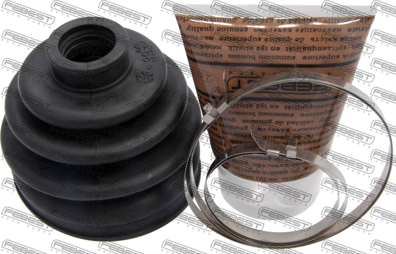 Пыльник ШРУСа наружный Febest (NBR (бутадиен-нитрильный каучук)). Артикул 1217-ACC