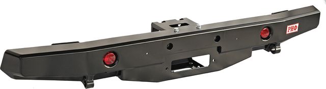 Бампер силовой РИФ задний с площадкой под лебедку и фонарями стандарт для УАЗ Hunter 2003-2026. Артикул RIF469-21350