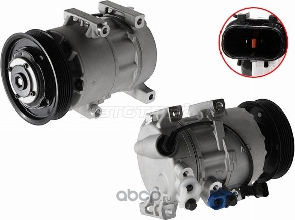 Компрессор кондиционера Hyundai Creta 15-21 / Nissan X-Trail 07-15 / Altima 06-12 SAT ST2450045 SAT. Артикул ST2450045