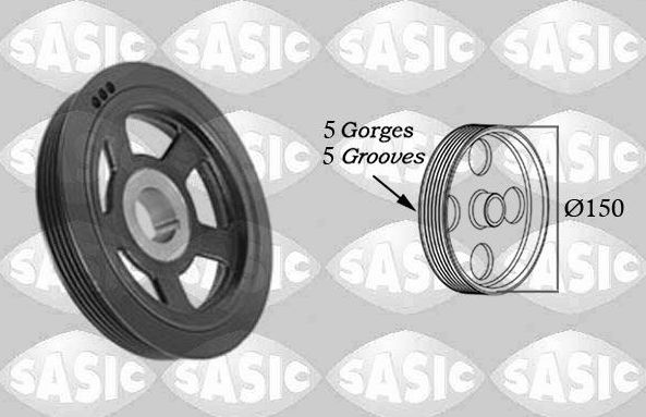 Шкив коленвала Sasic для Kia Cerato I 2005-2009. Артикул 2156072