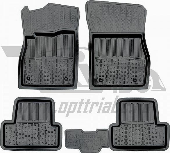 Коврики резиновые Avtodriver для салона Opel Astra J 2010-2015. Артикул ADRPRO005