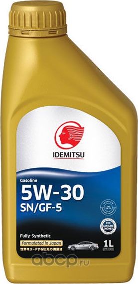 IDEMITSU 5W30 (1L)_масло моторное! синт./ API SN, ILSAC GF-5. Артикул 30021326724