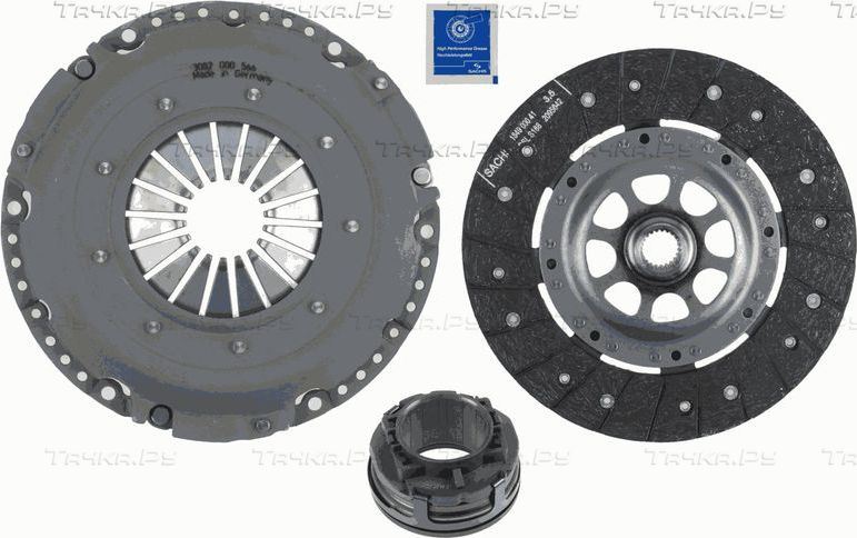 Сцепление (комплект) SACHS для Volkswagen Passat B5 1998-2005. Артикул 3000 951 034