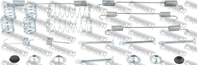 МОНТАЖНЫЙ КОМПЛЕКТ БАРАБАННЫХ КОЛОДОК, шт Febest. Артикул 0204-D10R-KIT