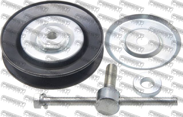 Натяжной ролик (натяжитель) приводного поликлинового ремня Febest. Артикул 0487-KB7T
