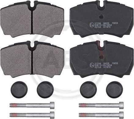 Тормозные колодки ABS задние для IVECO Daily IV 2006-2011. Артикул 37298